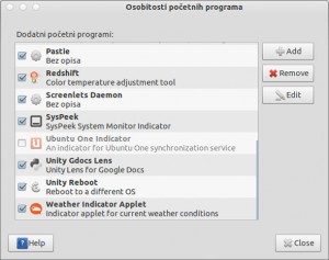 Osobitosti početnih programa