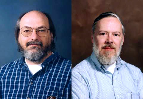  Ken Thompson and Dennis Ritchie