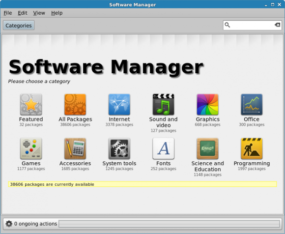 Mint Xfce Software Manager