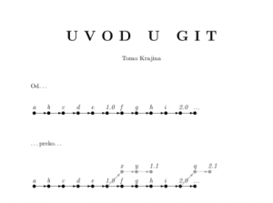 Naslovnica "Uvod u Git" Knjiga "Uvod u Git"