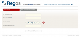 REGOS-ov sustav za isporuku elektroničkih dokumenata - Ena