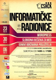 Informatička radionica - plakat