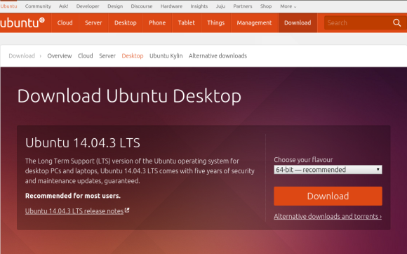 Download Ubuntu Desktop 14.04.3